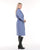 Midi Length Coat with Belt Tie Detail