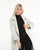 Midi Length Coat with Belt Tie Detail