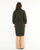 Midi Length Coat with Belt Tie Detail