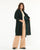 Midi Length Coat with Belt Tie Detail