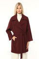 Unlined Knitted Trench with Belt Tie