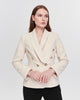 Metal Button Shawl Collar Jacket