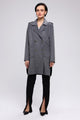 Double Breasted Slit Women's Coat