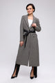 Houndstooth Patterned Women's Coat